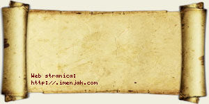 Dijana Zafirović vizit kartica